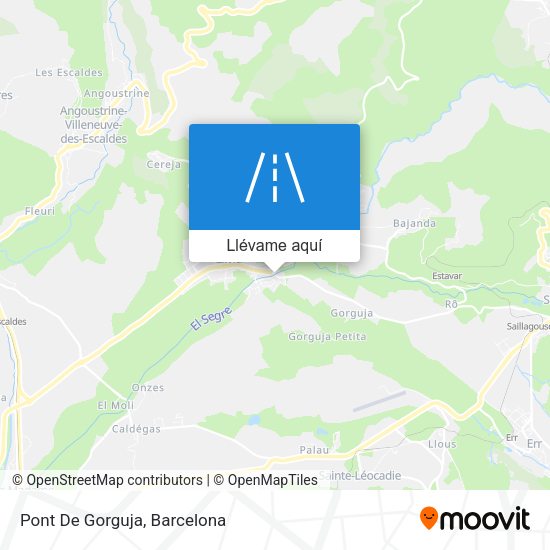 Mapa Pont De Gorguja
