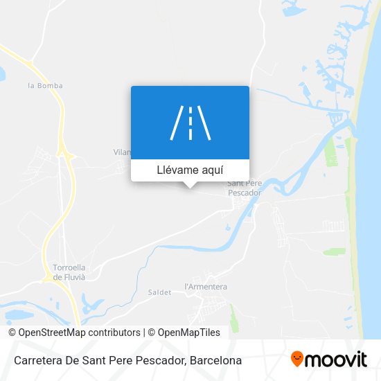 Mapa Carretera De Sant Pere Pescador