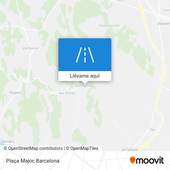 Mapa Plaça Major