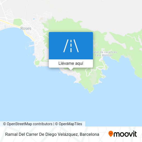 Mapa Ramal Del Carrer De Diego Velázquez