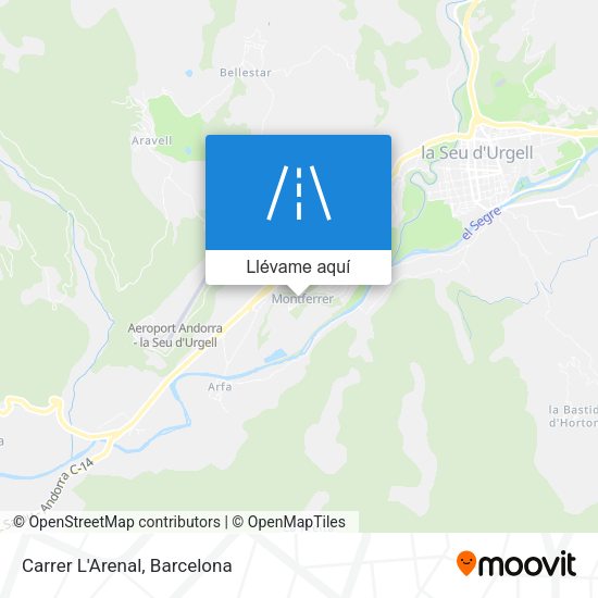 Mapa Carrer L'Arenal