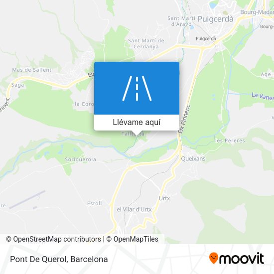 Mapa Pont De Querol