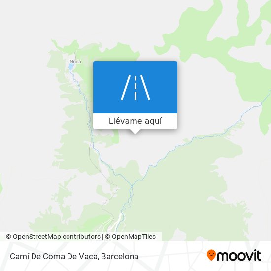 Mapa Camí De Coma De Vaca