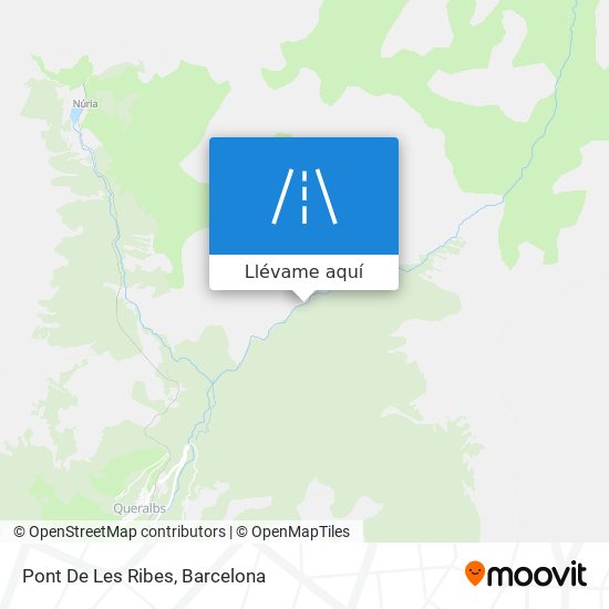 Mapa Pont De Les Ribes