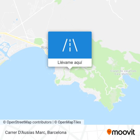 Mapa Carrer D'Ausias Marc