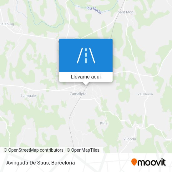Mapa Avinguda De Saus