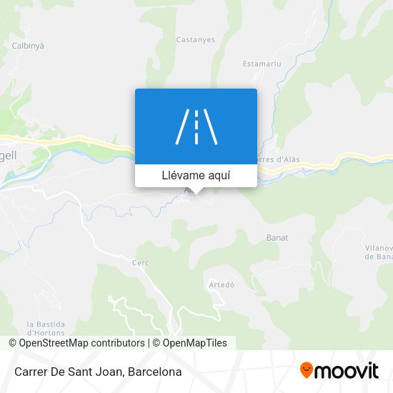 Mapa Carrer De Sant Joan
