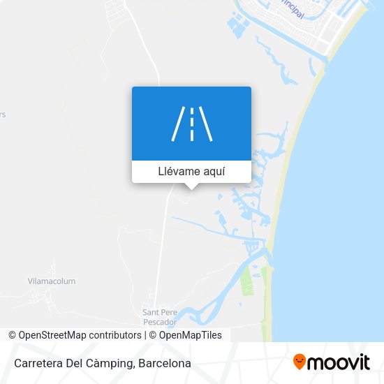 Mapa Carretera Del Càmping