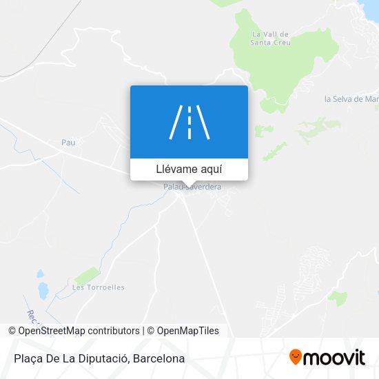 Mapa Plaça De La Diputació