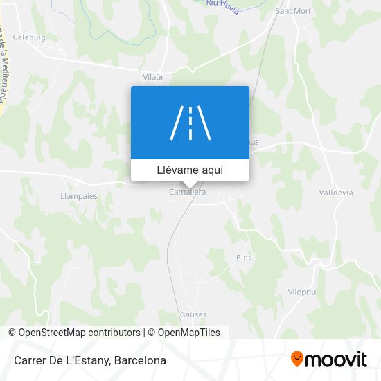 Mapa Carrer De L'Estany