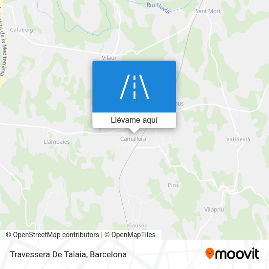 Mapa Travessera De Talaia