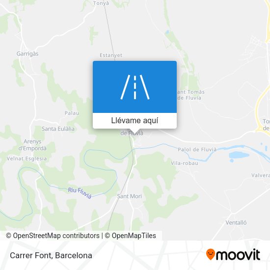 Mapa Carrer Font