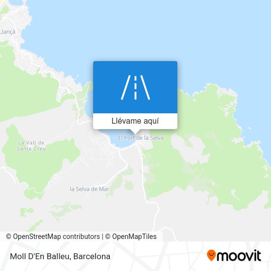 Mapa Moll D'En Balleu