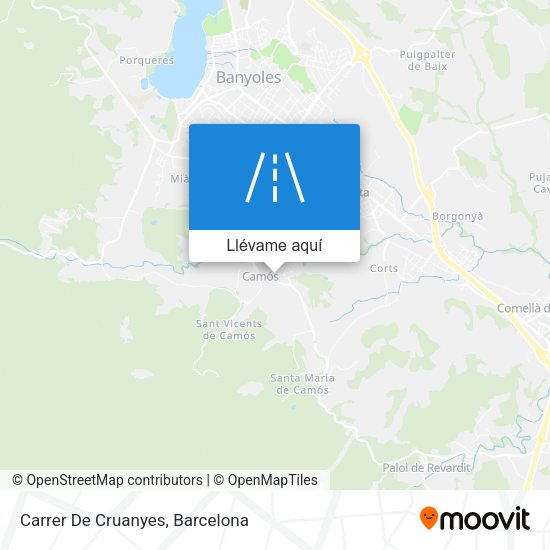 Mapa Carrer De Cruanyes