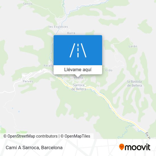 Mapa Camí A Sarroca