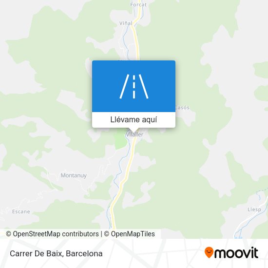 Mapa Carrer De Baix