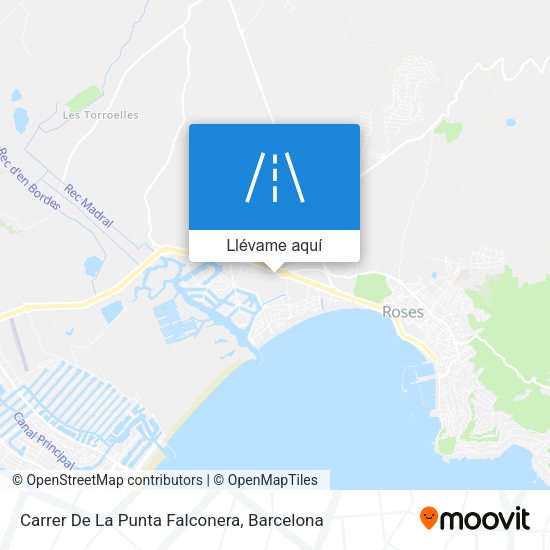 Mapa Carrer De La Punta Falconera