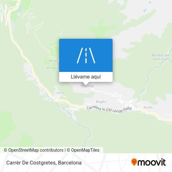 Mapa Carrèr De Costgretes
