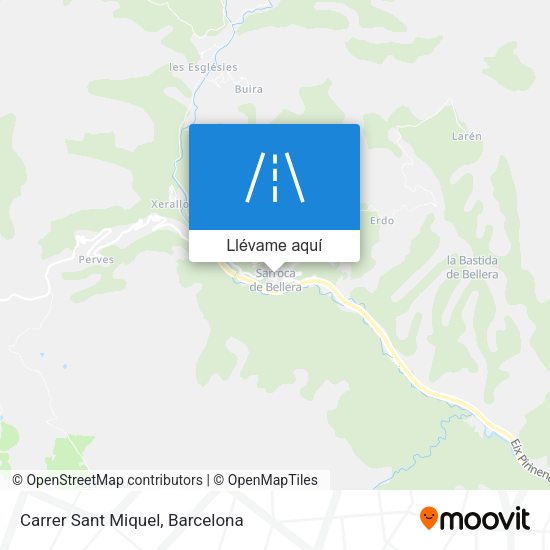 Mapa Carrer Sant Miquel
