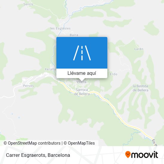 Mapa Carrer Esgraerots