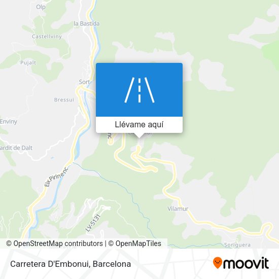 Mapa Carretera D'Embonui