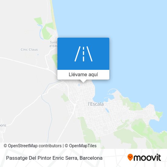 Mapa Passatge Del Pintor Enric Serra