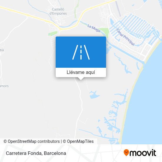 Mapa Carretera Fonda