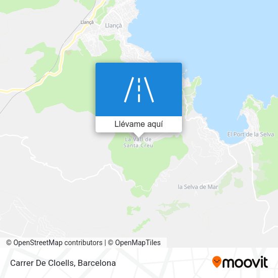 Mapa Carrer De Cloells