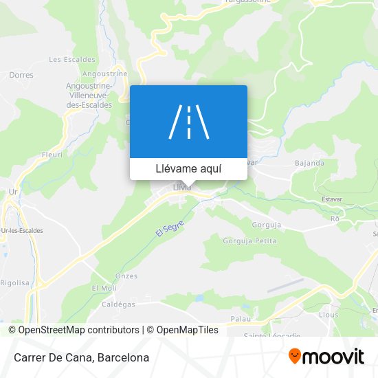 Mapa Carrer De Cana