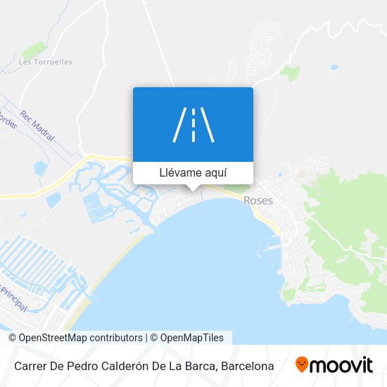 Mapa Carrer De Pedro Calderón De La Barca