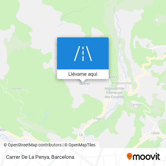 Mapa Carrer De La Penya