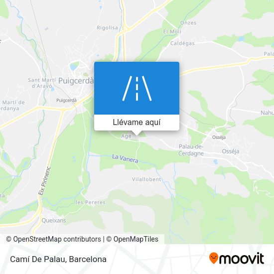 Mapa Camí De Palau