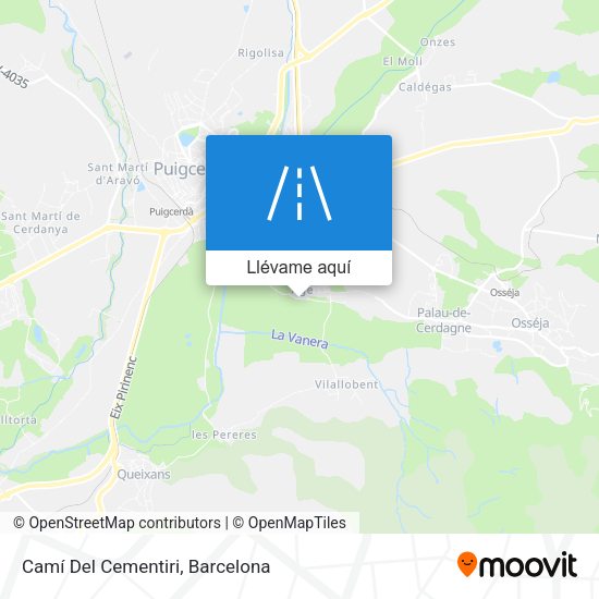 Mapa Camí Del Cementiri