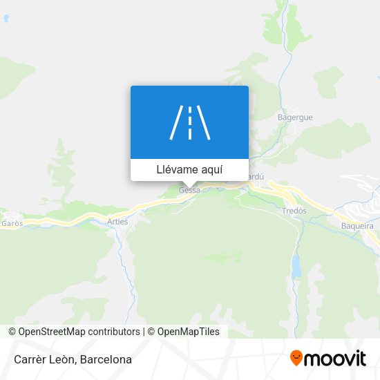Mapa Carrèr Leòn