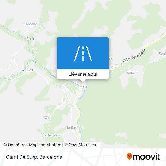 Mapa Camí De Surp