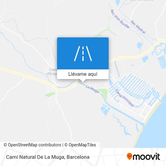 Mapa Camí Natural De La Muga