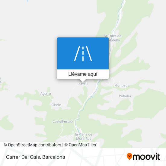 Mapa Carrer Del Cais