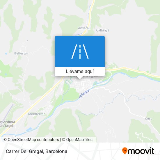 Mapa Carrer Del Gregal