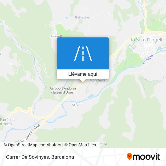 Mapa Carrer De Sovinyes