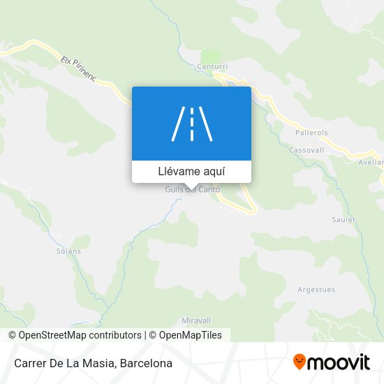 Mapa Carrer De La Masia