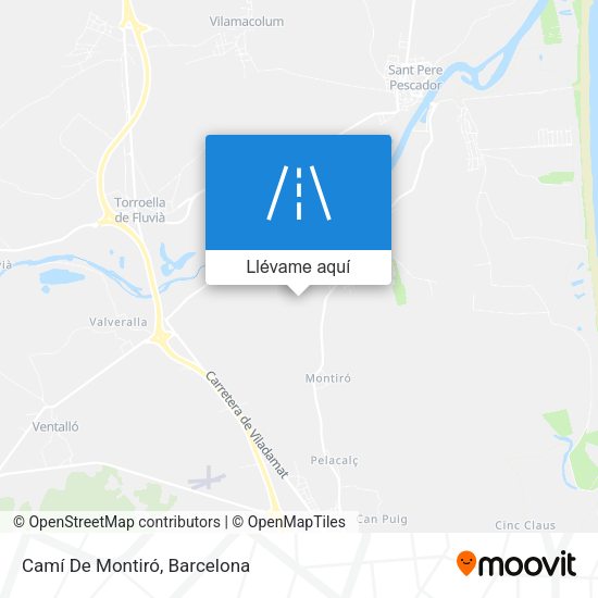 Mapa Camí De Montiró
