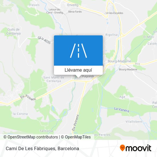 Mapa Camí De Les Fàbriques