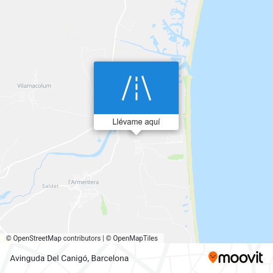 Mapa Avinguda Del Canigó