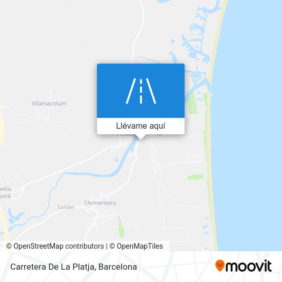 Mapa Carretera De La Platja
