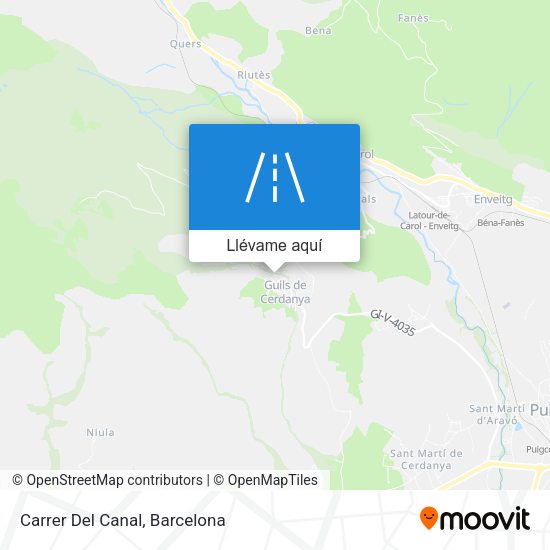 Mapa Carrer Del Canal
