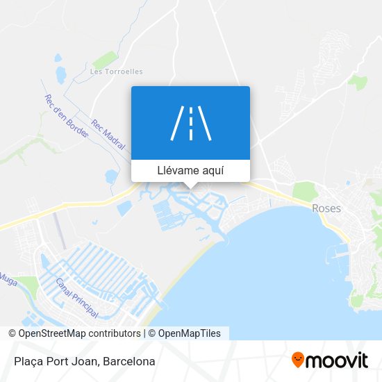Mapa Plaça Port Joan