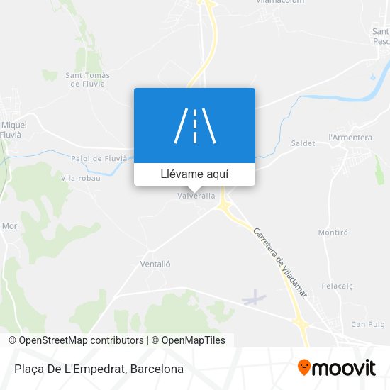 Mapa Plaça De L'Empedrat