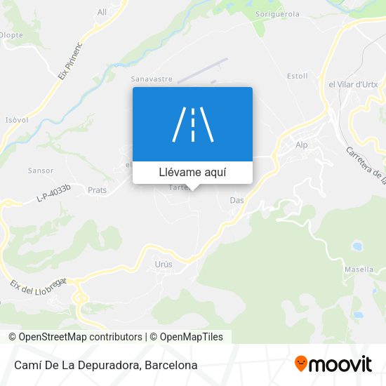 Mapa Camí De La Depuradora