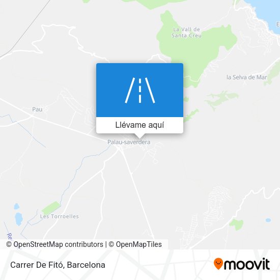 Mapa Carrer De Fitó