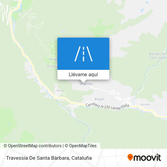Mapa Travessia De Santa Bàrbara
